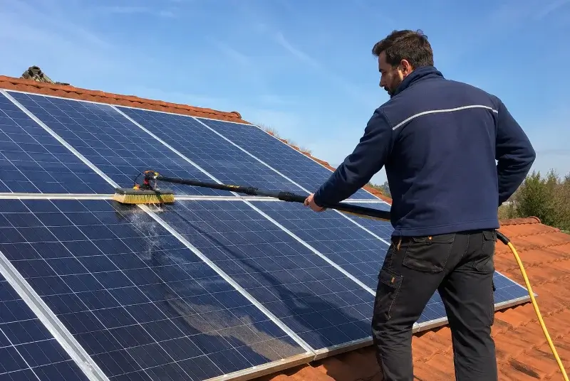 Nettoyage et entretien de panneaux solaires à Gomer