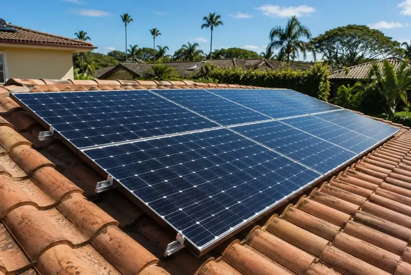 Installation de panneaux solaires à Gomer